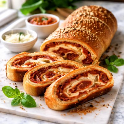 Image of Pepperoni Bread Using Refrigerator Loaf