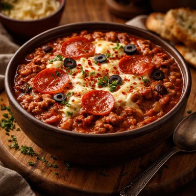 Image of Pepperoni Pizza Chili