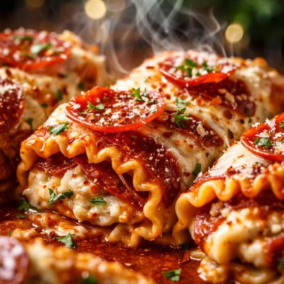 Image of Pepperoni Pizza Lasagna Rolls