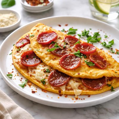 Image of Pepperoni Pizza Omelet