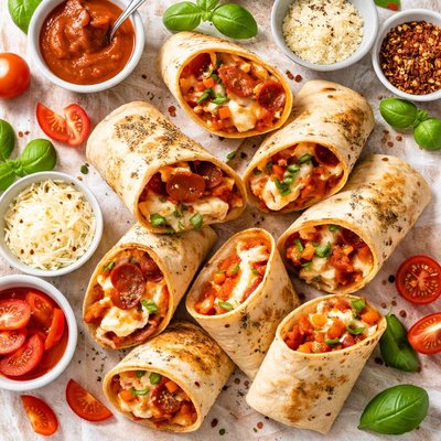Image of Pepperoni Pizza Wraps