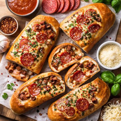 Image of Pepperoni Sausage Bread