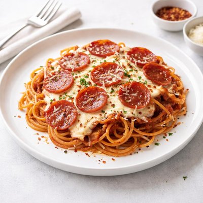 Image of Pepperoni Spaghetti Bake