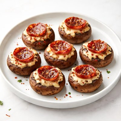 Image of Pepperoni Stuffed Mushrooms