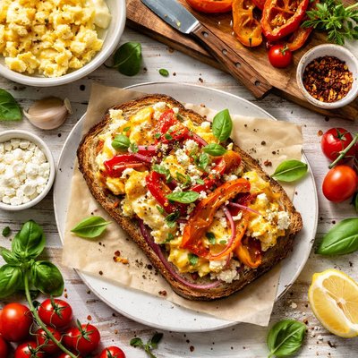 Image of Peppers and Eggs Sandwich