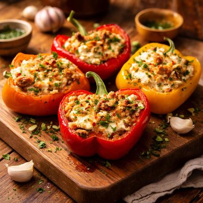 Image of Peppers Stuffed with Feta