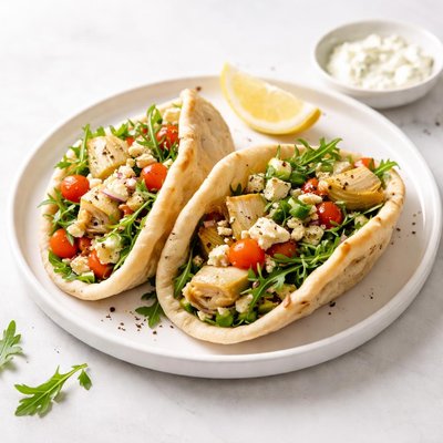 Image of Peppery Artichoke Pitas