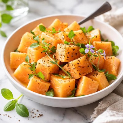 Image of Peppery Cantaloupe Cubes