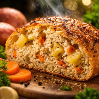 Image of Peppery Potato and Carrot Bread