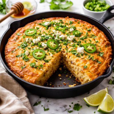 Image of Peppy Skillet Cornbread