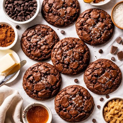Image of Perfect Chocolate Chocolate Chip Cookies