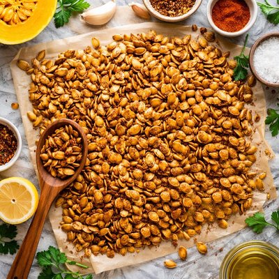 Image of Perfect Crispy Toasted Pumpkin Seeds