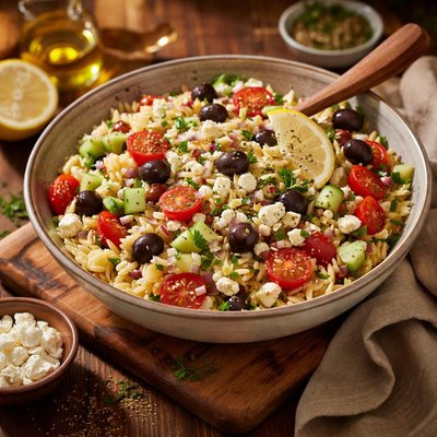 Image of Perfect Greek Orzo Salad