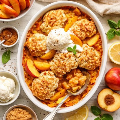 Image of Perfect Peach Cobbler