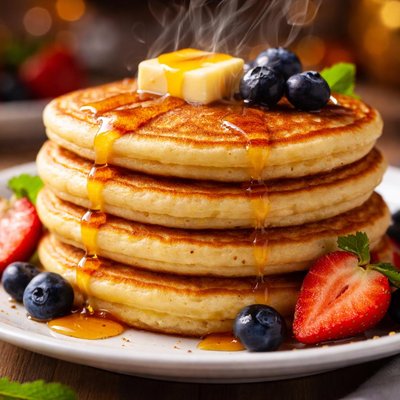 Image of Perfect Plate Size Pancakes