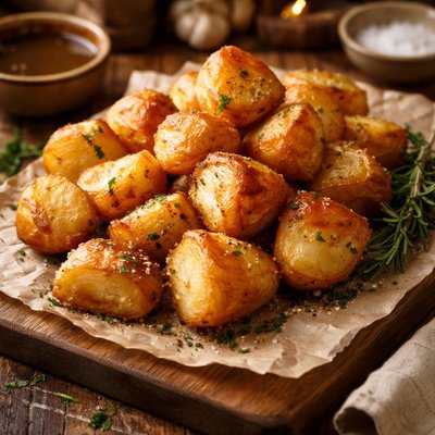 Image of Perfect Roasties Roast Potatoes for English Sunday Lunch