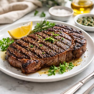 Image of Whole30 Perfectly Grilled Ribeye Steak