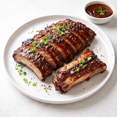 Image of Costillas a la parrilla perfectamente asadas sin azúcar