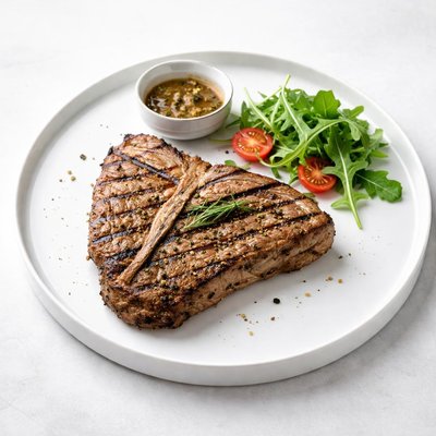 Image of Filete a la Parrilla Vegetariano Perfectamente Cocinado