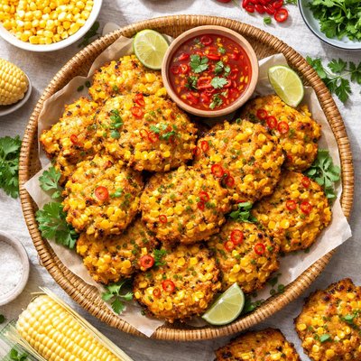 Image of Perkedel Jagung Indonesian Corn Fritters