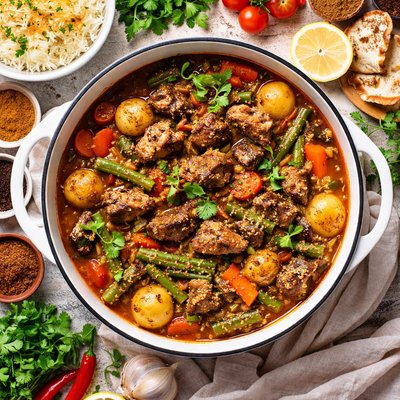 Image of Persian Lamb Vegetable Khoreshe