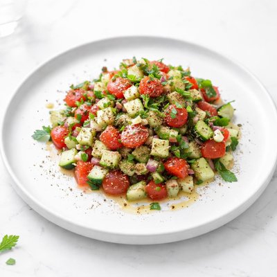 Image of Persian Tomato and Cucumber Salad Salad Shiraz