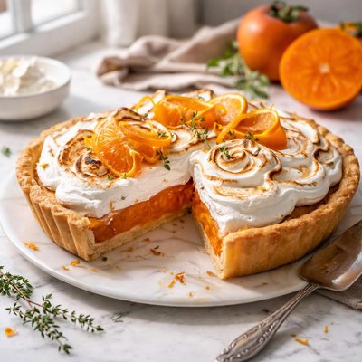 Image of Persimmon Meringue Pie