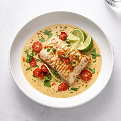 Image of Pescado Con Coco Fish in Coconut Sauce