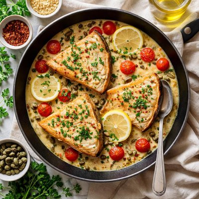 Image of Pesce Spada in Padella Alla Senape