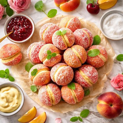Image of Pesche Italian Peach Wedding Cookies
