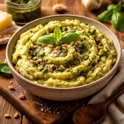 Image of Pestatoes Pesto Mashed Potatoes
