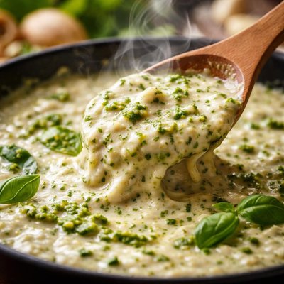 Image of Pesto Alfredo Sauce