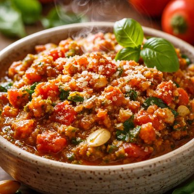 Image of Pesto Alla Trapanese Pesto with Tomato and Almonds