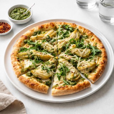 Image of Pesto Artichoke Pizza