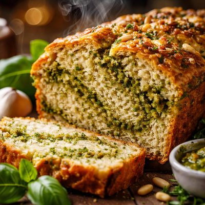 Image of Pesto Beer Bread