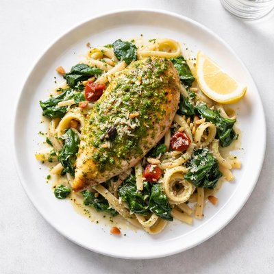 Image of Pesto Chicken Florentine