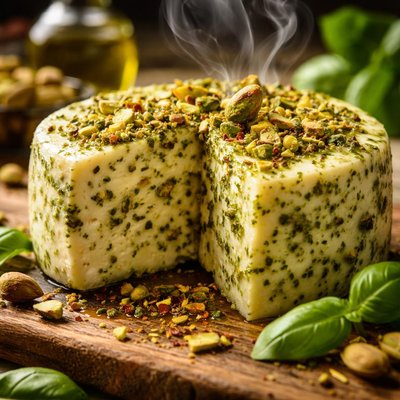 Image of Pesto Pistachio Cheese