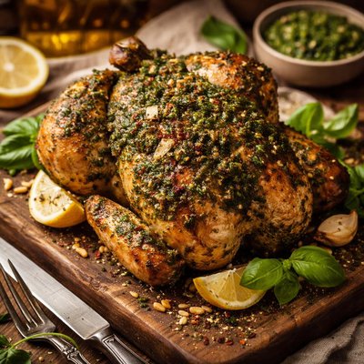 Image of Pesto Roast Chicken