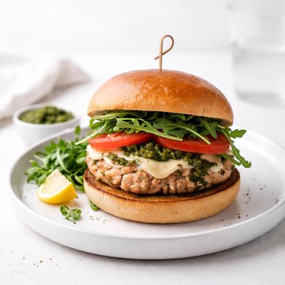 Image of Pesto Turkey Burgers