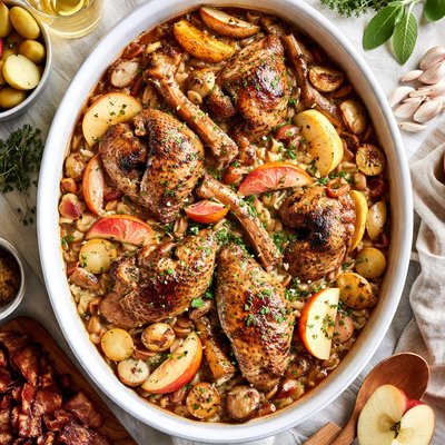 Image of Pheasant and Apple Casserole