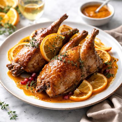 Image of Pheasant in Orange Sauce