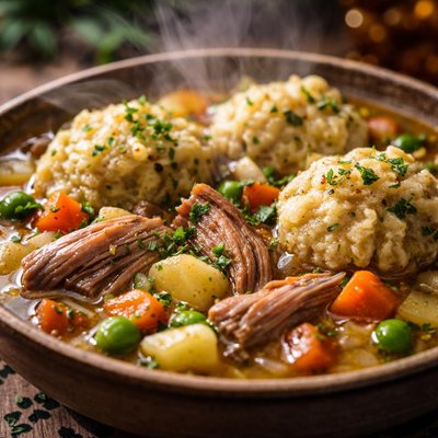 Image of Pheasant Mulligan with Dumplings