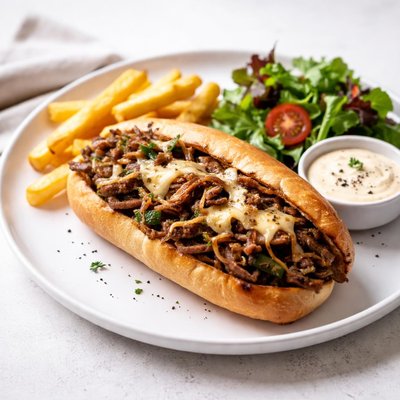 Image of Philadelphia Cheese Steak Dinner