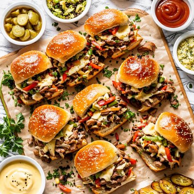 Image of Philly Cheese Steak Sliders