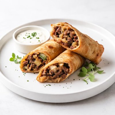Image of Philly Cheesesteak Spring Roll