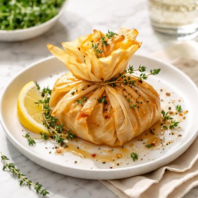 Image of Phyllo Chicken Parcels for One