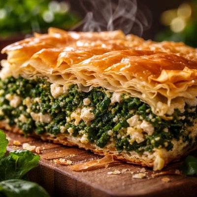 Image of Phyllo Dough Spinach Pie