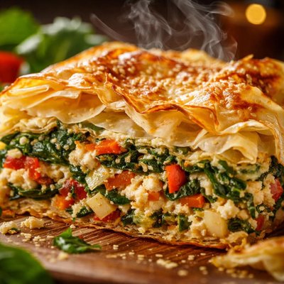 Image of Phyllo Vegetable Pie