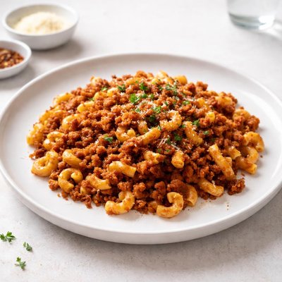 Image of Picadillo De Chorizo Con Maccarones Minced Chorizo W Macaroni