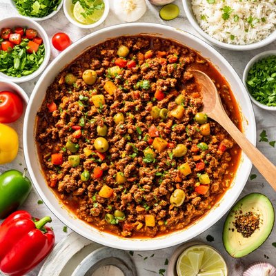 Image of Picadillo with Chili Sauce